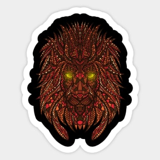 Lion Mosaic Sticker